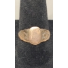 Image 5 : 10K Yellow Gold "The Alliance Manufacturing Co" Pin With Ruby & 10K Gold Signet Ring (Cut) TW: 4.8g