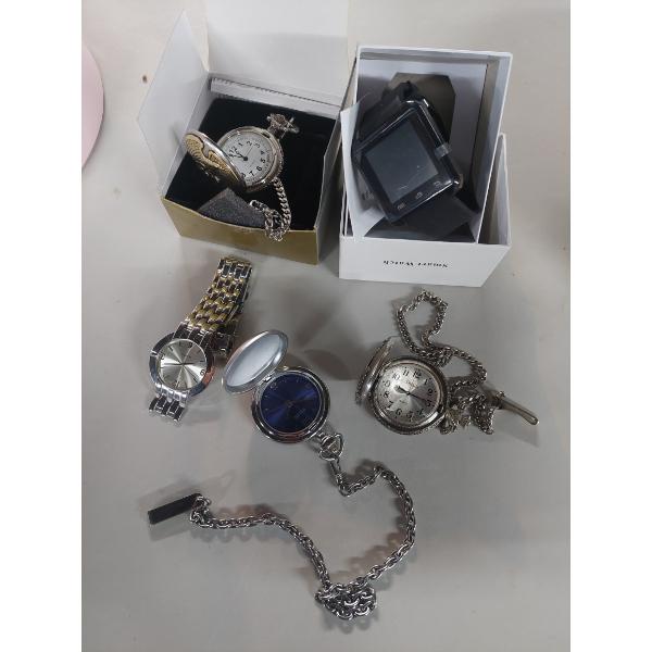 Special Lot Of Pocket Watches & Mens Watches Most New - See Pics 
