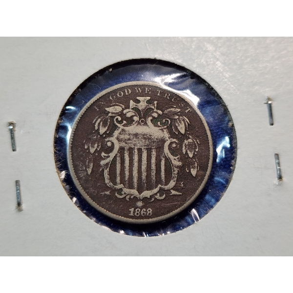 United States 1868 Sheild Nickel