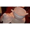 Image 4 : Ceramic  Lidded Tureen With Ladle & Basin