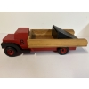 Image 1 : Wooden Red Truck with Ramp - R - Great Shape!