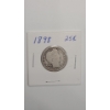 Image 1 : 1898 90% Silver Barber Quarter
