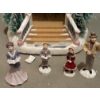 Image 7 : *Pick Up At Mantua Home-No Shipping Available* Christmas House Figures in Boxes - House with Tree