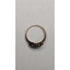 Image 6 : Vintage Women's 10K Yellow Gold Ring With Garnet - Size 8 - Weight: 2.8g