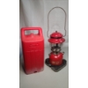 Image 1 : Vintage 1968 Coleman 200A Red "Sunshine Of The Night" Single Mantle White Gas Camping Lantern