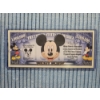 Image 1 : Mint Condition Mickey Mouse Million Dollar Bill In Protective Holder