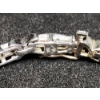 Image 5 : Beautiful Diamond 10K White Gold Bracelet Weighing 8.7 Grams