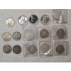 Image 2 : 15 Assorted U.S. Silver Half Dollars $7.50 Face Value- Walking Liberties. Franklins & Kennedys