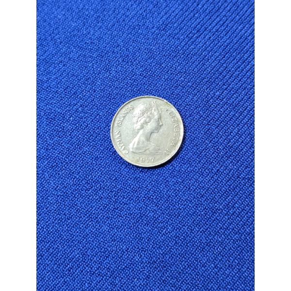 1977 Cayman Islands 5 Cent Coin ft. Queen Elizabeth II