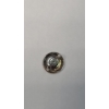 Image 12 : Tiffany Classic Milgrain PT950 Platinum Textured Edge Ring & Platinum Earring Back -Size 9.5- 14.4g