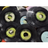 Image 7 : Vintage Cotton Club Wood Crate & Collection Of 45 Records -No Shipping