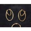 Image 2 : 14K Yellow Gold Pair of Hoop Earrings & One Loose 14K Hoop Earring TW: 3.8g