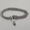 Image 1 : Invicta 80827 Element Silver Stainless Steel Iced Out Cuban Chain Men's Bracelet