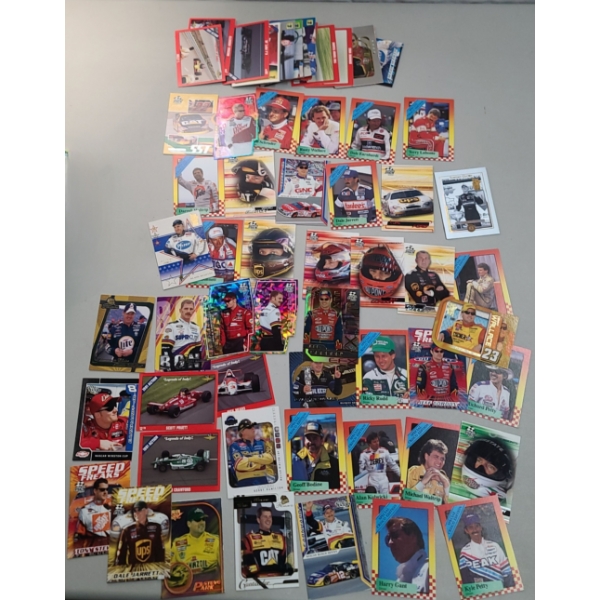 Assorted Nascar/ Legends Of Indy Racing Cards