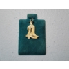 Image 1 : 14K Yellow Gold Cowboy Boots Pendant TW: 0.8g