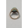 Image 5 : Vintage Women's 14K Gold Ring With Green Stone & Small Accent Diamonds - Size 4.5 - Weight: 5.5g