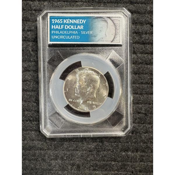 1965 Kennedy Half Dollar -Philadelphia Silver UNC