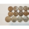 Image 2 : Assorted U.S. Coins Wheat Cents, Steel Cent, Buffalo, "V"  and Jefferson Nickels Face Value: $0.48