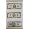 Image 1 : Assorted Denomination United States Currency Including $5 Star Federal Reserve Note - Face Value: $9