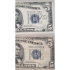 Image 2 : (4) Assorted Series United States $5 Silver Certificates - Face Value: $20.00