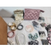 Image 4 : HUGE Lot of Assorted Costume Jewelry - Lots in Packaging, Small Cosmetic Bags