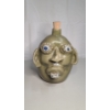 Image 1 : Vintage Jerry Brown Southern American Folk Art Face Glazed Stoneware Jug
