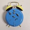Image 2 : Vintage 1980s Smurf Twin Bell Alarm Clock manufactured by Bradley Time