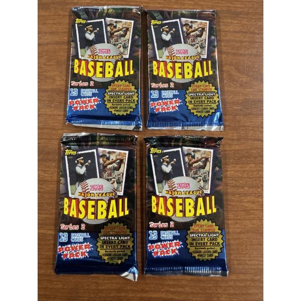 4 - Unopened 1995 Topps Major League Baseball Wax Packs - Mint Condition
