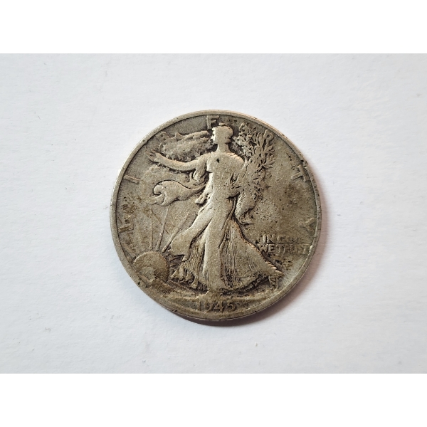 1945-D Walking Liberty Half Dollar - 90% U.S. Silver
