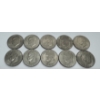 Image 1 : United States Eisenhower Silver Dollars- $10.00 Face Value- 1971, 1972, 1974- Beautiful Condition