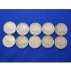 Image 5 : x10 Assorted Years 90% Silver Walking Liberty Half Dollars FV: $5.00