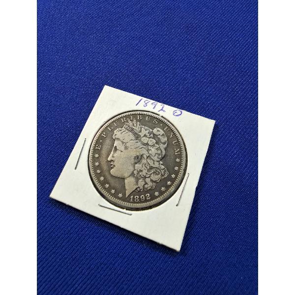 1892- O Morgan Silver Dollar