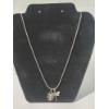 Image 1 : Sterling Silver Chain 23in Necklace w/ Extender and Spider and Dragonfly Pendants TW: 13.8g
