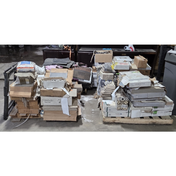 Pick Up Off Site- 115 Ely St. Alliance Oh. Huge Lot Of New Tile & Shingles