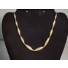 Image 1 : Stunning 14K Yellow Gold Chain Beaded Necklace 18.5" TW: 21.7g