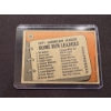 Image 2 : 1971 Topps Reggie Jackson - Norm Cash A.L. Home Run Leaders Baseball Card In Protective Holder