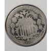 Image 4 : 1869 United States Shield Nickel 
