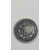 Image 2 : United States 1857 Seated Liberty 90% Silver Half Dime 