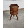 Image 1 : Vintage Wooden Firkin Bucket - Basketville Putney Vermont