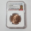 Image 1 : NGC Genuine 1953-1960 S. Africa Penny Queen Elizabeth II