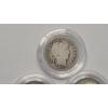 Image 2 : Assorted U.S 90% Silver Dimes - 1915 Barber, 1925, 1939, 1941, 1944 Mercury Dimes - Face Value: 0.50
