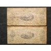 Image 7 : Lot of Two First National College Bank Mount Union College 100 Dollar Paper Notes - Possible Ads!