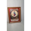 Image 1 : Vintage Blatz Beer Mirror Sign Depicting "Milwaukee Girl" - 18.5" x 14.5"