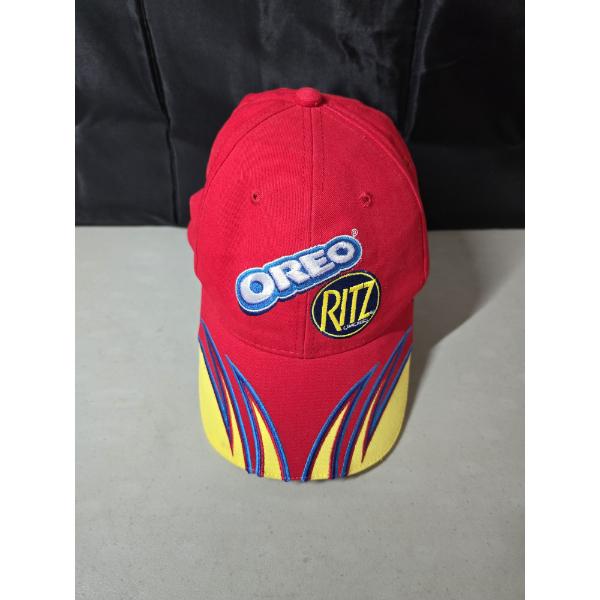 Vintage NASCAR Dale Earnhardt Jr. #81 Ritz Oreo Sponsor Flame Hat