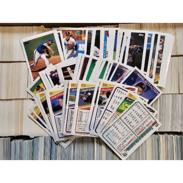Huge Lot of Uncounted/Unsearched Baseball Cards