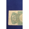 Image 5 : United States 25 Cents Third Issue Fractional Currency FR#1294 Colby/Spinner Green Back 