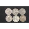 Image 2 : Assorted Years/Mint Marks 90% Silver Washington Quarters - Face Value: $1.50