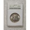 Image 1 : ANACS MS63 Graded 1945 Silver Walking Liberty Half Dollar