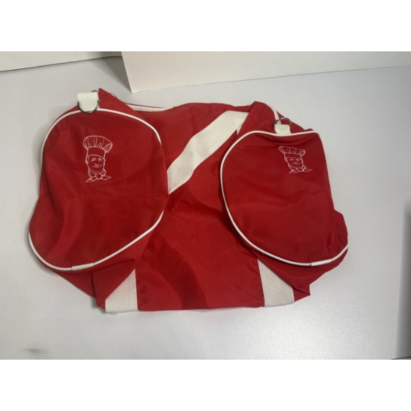 Chef Boyardee Duffel Bag Sports Tote - Red