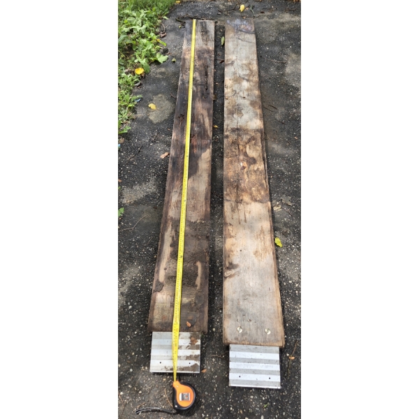 *Pick Up At Louisville Home - No Shipping Available* Pair Of 8.5' Wood Ramps 